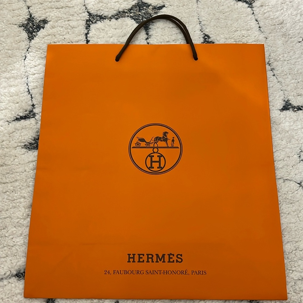 Genuine Hermes Medium Shopping Bag (16.5” W x 18” L)